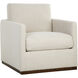 Portman Effie Linen Swivel Lounge Chair, Swivel